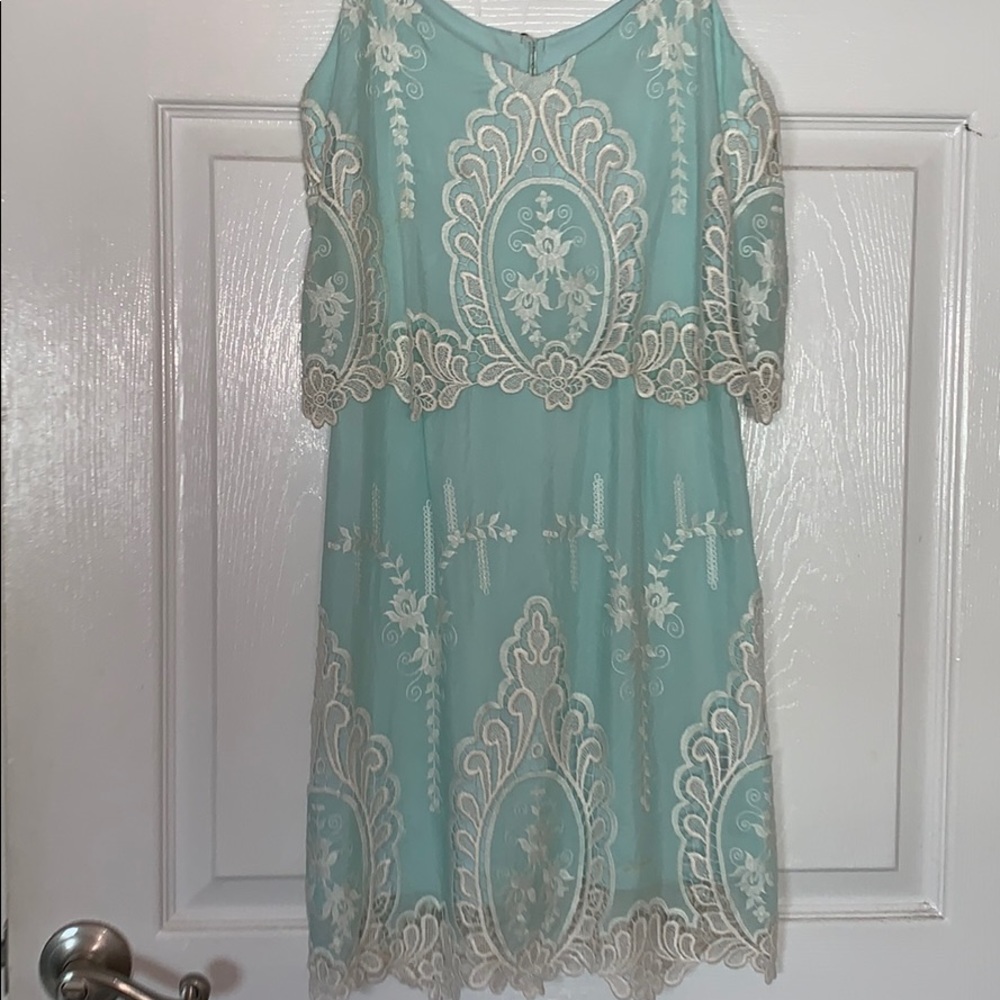 Dolce Vita — Teal Lace Dress XS